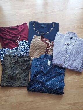 π Ladies Dress Blouses (Sz L)
